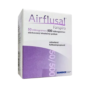 Эрфлюсал Форспиро порошок для инг. 50мкг/500мкг 60 доз