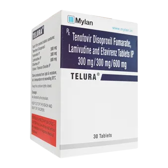Тенофовир + Ламивудин + Эфавиренз (Telura/Tenolam E) 300мг/300мг/600мг таб. №30