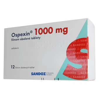 Оспексин Цефалексин Европа Sandoz 1000мг таб. №12