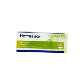Неттависк глазная мазь (Нетилмицин) 0,3% 5г