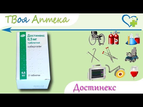 Видео о препарате Достинекс таблетки 8 шт 0,5мг